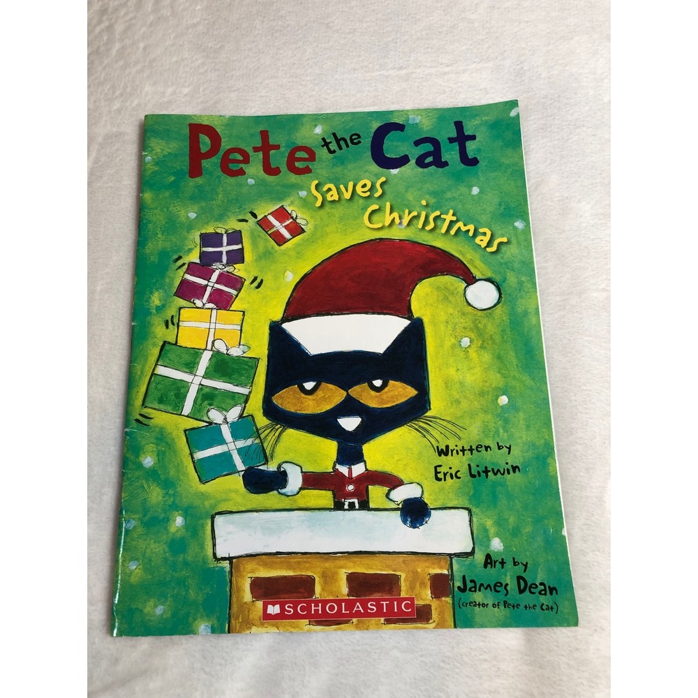 Pete the Cat Saves Christmas Childrens Book Holiday Story